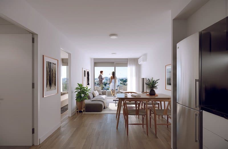 Venta apartamento 2 dormitorios La Blanqueada Site Centenario