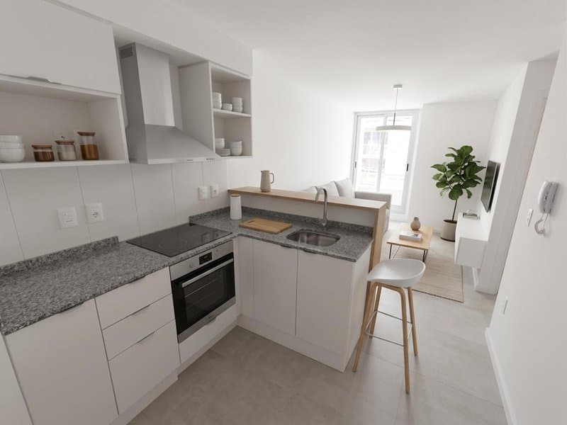 Apartamento de 1 dormitorio en Venta a estrenar Cordón/Centro - Altos de Paraguay