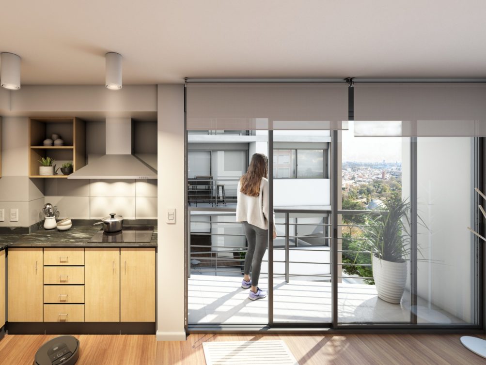 Living cocina