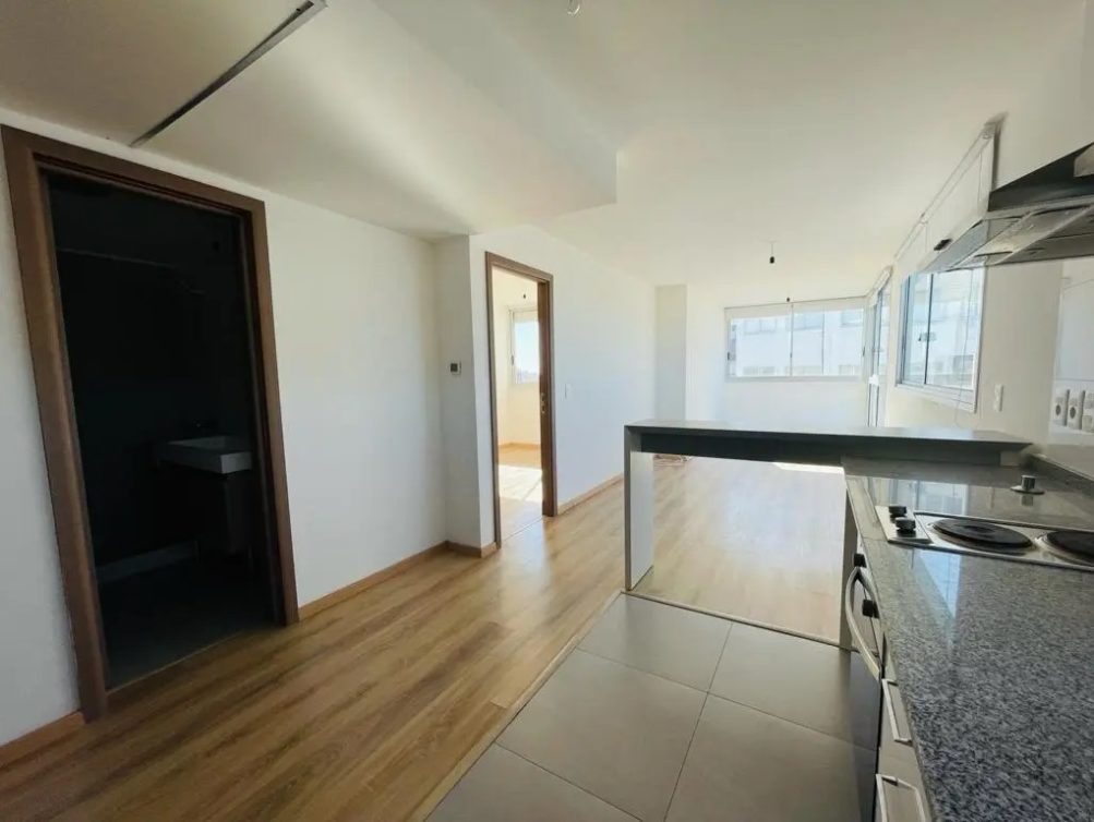 cocina y living