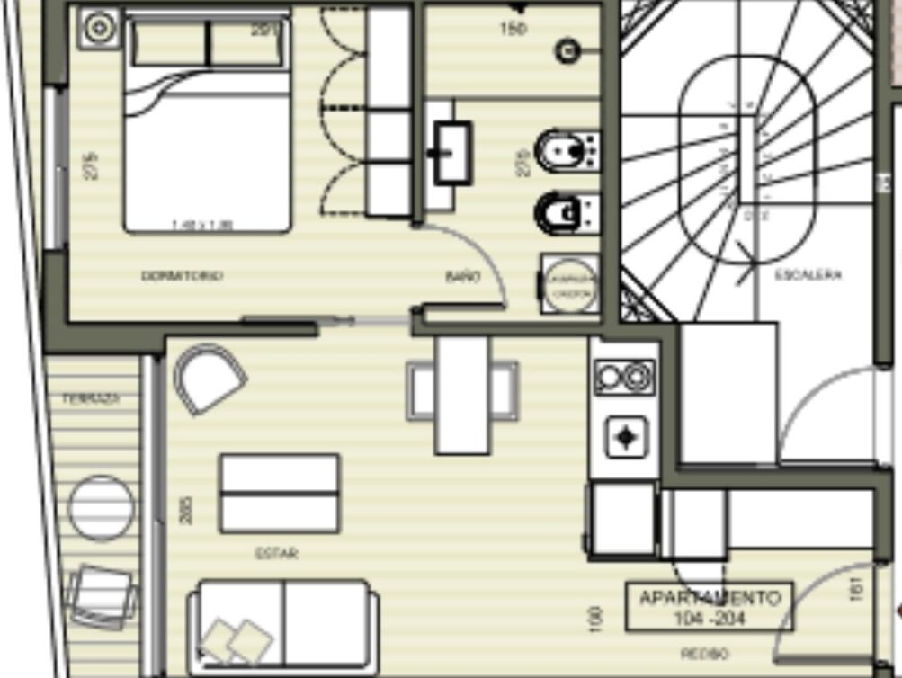 1 dormitorio
