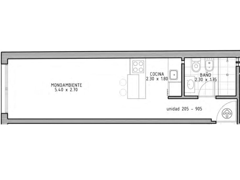Unidad 205-905 – Harbor Bay – Monoambiente